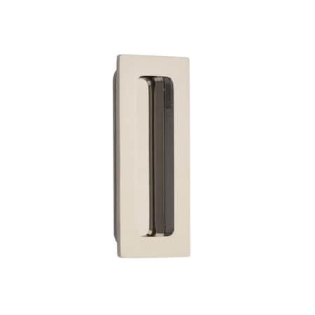 Patioplus 4 in. Modern Rectangular Flush Pull, Bright Nickel PA3236615